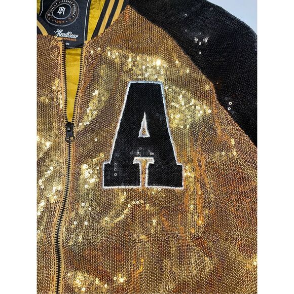 Big Boy Headgear Track Jacket Alabama State Hornets Womens XL Full Zip Black Gol - Picture 2 of 5